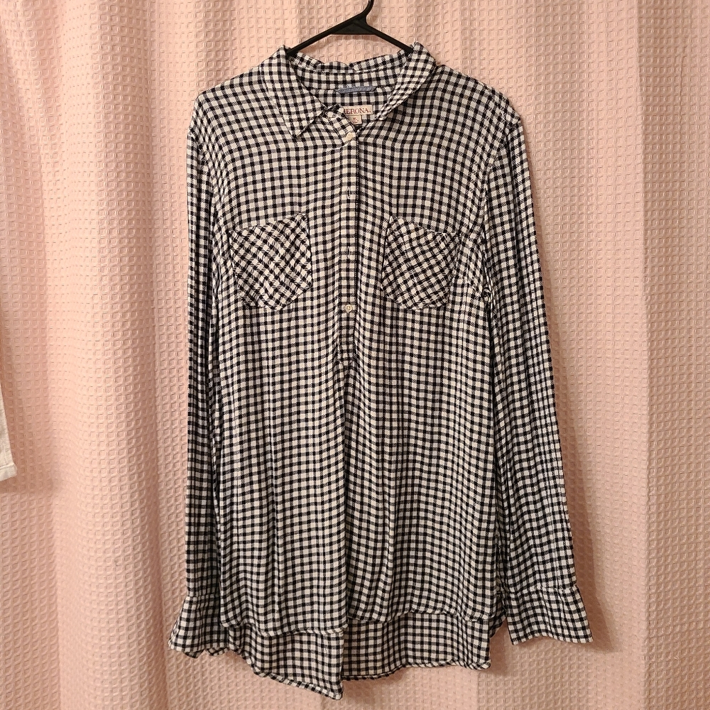 Long-sleeved Tunic Length Shirt